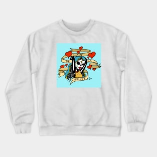 Lady De La Muerte Crewneck Sweatshirt